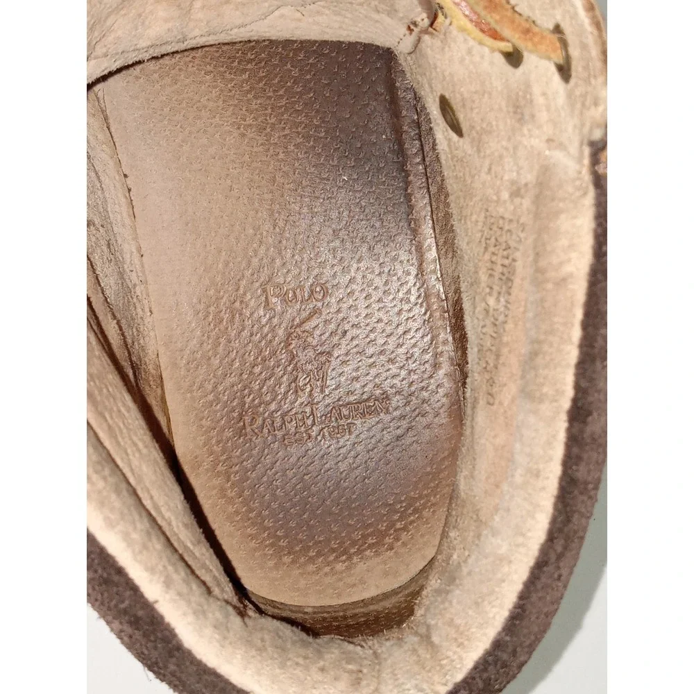 Polo Ralph Lauren Salisbury Men's 11.5 Footwear Casual Boots Shoes Chukka Brown